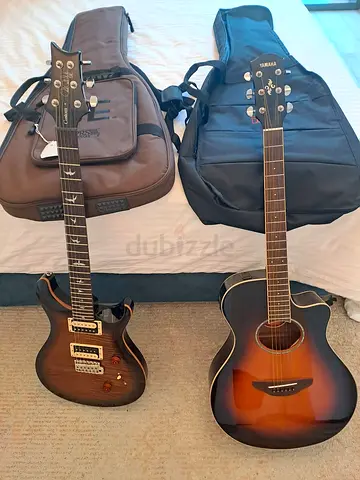 2 Guitares PRS SE and Yamaha APX 600  ** Like new **