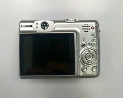 Canon PowerShot compact digital camera (back view) - used