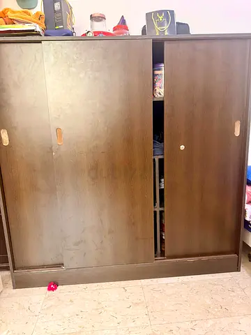Solid Wood Sliding Door Wardrobe - 3 Doors, Spacious Storage