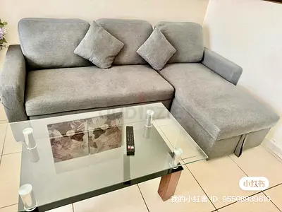 Sofa bed with a storage . Good condition