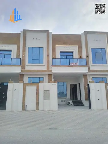 Own a 5-bedroom townhouse | Stone facade and high-end finishes | Ajman - Al Yasmin