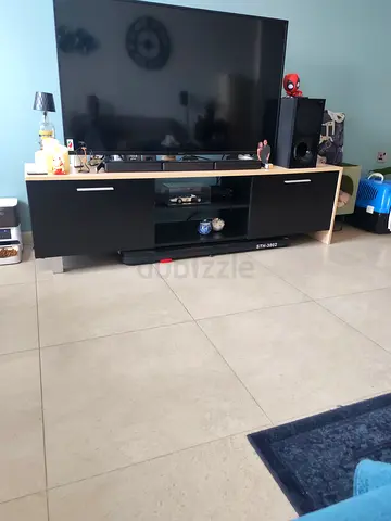 TV table with cabinets