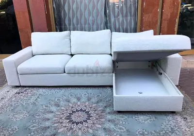 Ikea vimle L shape sofa bed Beige Excellent Condition