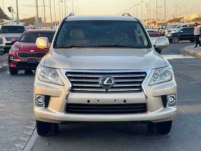 لكزس LX570 ذهبيLexus LX 570 Sport 2014 American Specs - Fully Loaded SUV
