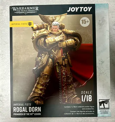 JoyToy 1/18 Rogal Dorn Imperial Fists - Warhammer 40K - The Horus Heresy Figure Collectible