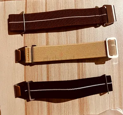 Nylon strap stretchy French paratrooper Marine National wrist band or MN strap
