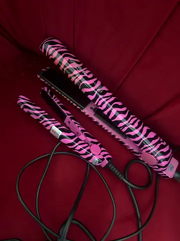 Zebra Print Hair Straightener Duo