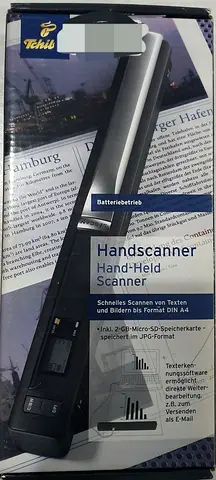 Handheld Portable Document Scanner - Works, Includes 2GB MicroSD Slot