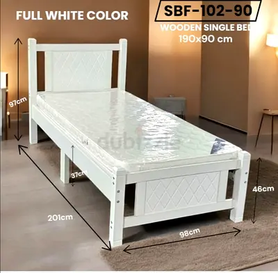 Brand New single Bed 90cm 190cm with medical mattress