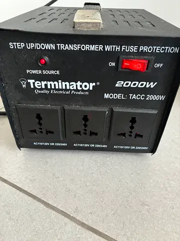 Terminator AC Voltage Converter Black, 3000 W - TACC3000W