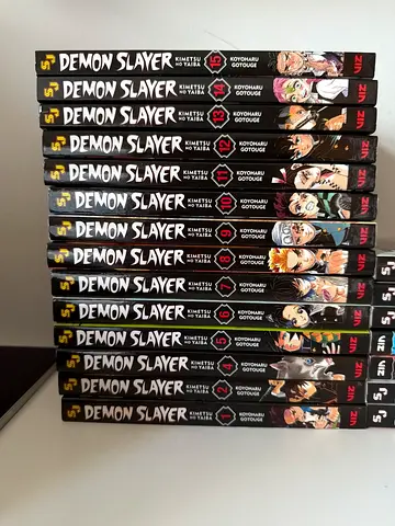 Demon Slayer manga volumes (collection) - Volumes 1 to 15 without number 3