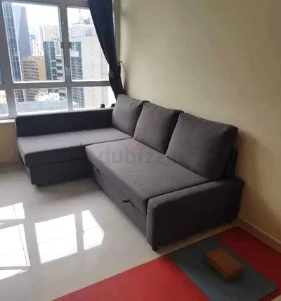 Ikea L shape sofa store cum bed and you can fix