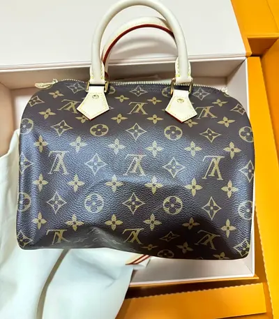 Louis Vuitton Monogram Speedy 25 Handbag Cross-body Bag