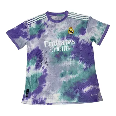 Karim Benzema Hand-Signed Real Madrid shirt ( Video proof )