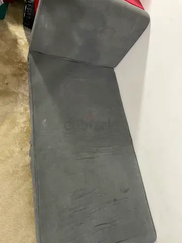 Grey chairs cum sofas