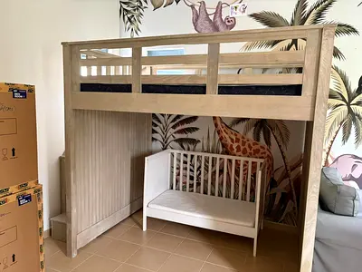 Pottery Barn Catalina Stair Loft Bed — used, great condition