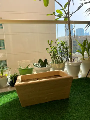 Rectangular Stone Planter for Garden and Balcony
