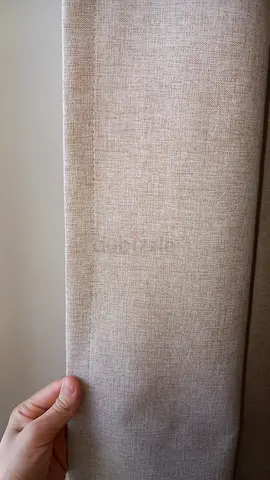 Modern Heather Beige Blackout Curtains (Excellent condition)