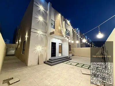 For sale: A luxurious modern villa in Al Helio 2 area, Ajman, including registration and ownership fees.