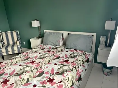 Ikea bed and mattress/queen size