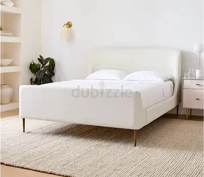 West Elm  Lana Upholstery Queen Bed