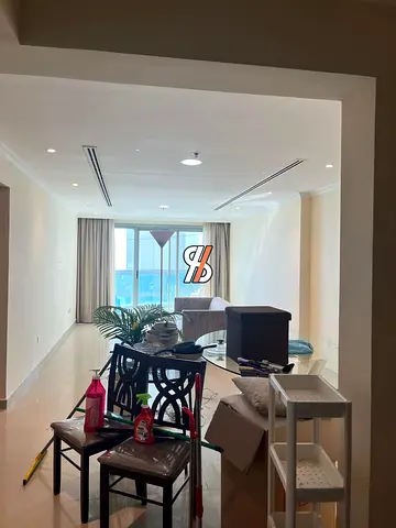 Available 2bhk biggest size for rent in cornished tower full sea view with maid room
