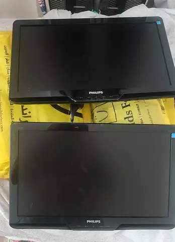 Philips LED Computer Monitors with VESA Arms - Working Condition