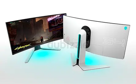 Alienware AW3423DW 34-Inch WQHD/120Hz Curved Gaming Monitor White
