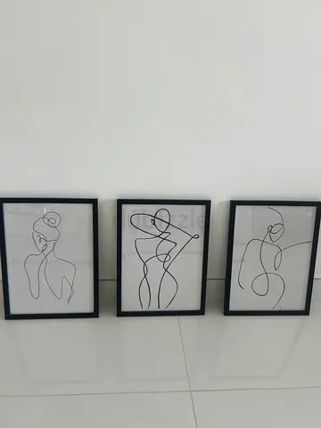 Prints with frames included