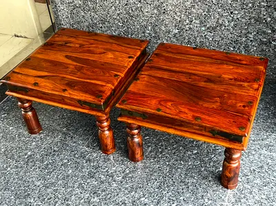 Marina Solid Wood side table- end table