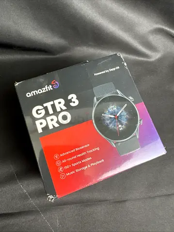 Amazfit GTR 3 Pro 46mm Aluminum Case with Sport Band Smart Watch Infinite Black