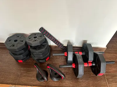 Adjustable 30kg weight lifting