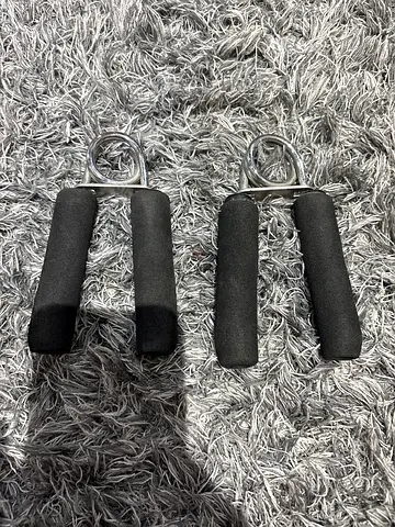 Pair of Foam Grip Hand Exercisers for Strengthening Grip