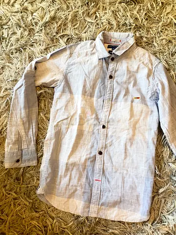 Lightweight long-sleeve casual button-up shirt - men’s, size M