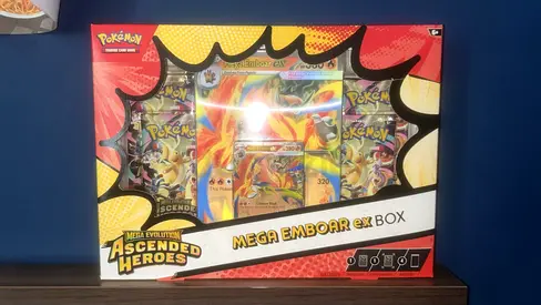 Pokémon TCG Mega Emboar EX Box - Ascended Heroes (Sealed)