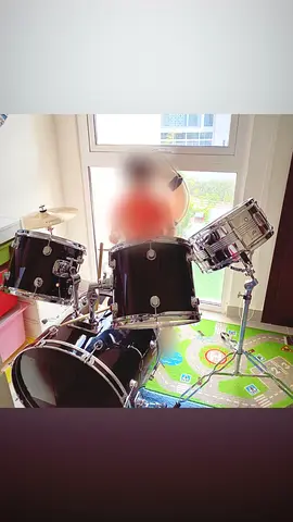 Junior Drum Set with Snare and Cymbal