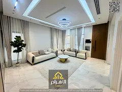 Villa for sale next to the mosque and near Sheikh Mohammed Bin Zayed Road, excellent finishing at a