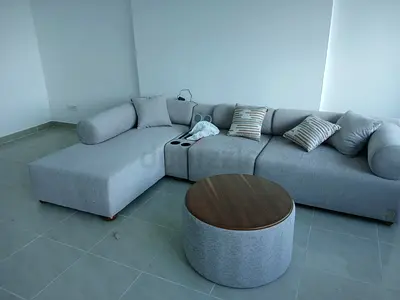 L-Shaped Sofa matching Table - Like New - Used 1 Month