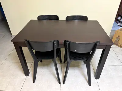 IKEA Extendable dining table set