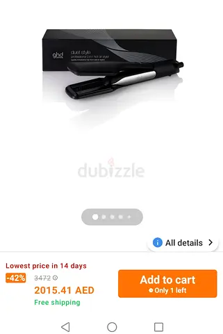 GHD Dual Style Hair Straightener - Good Condition