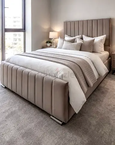 Brand New Luxury Super King Size Bed 200x200 - Fully Customizable Bedframe - UAE Sharjah Made