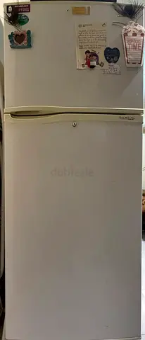 Sharply used White DAEWOO Double-Door Refrigerator - Reliable  Spacious