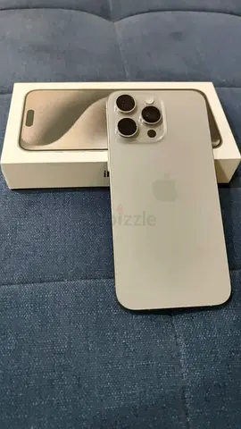 iPhone 15 Pro Max Silver - Good Condition with Box