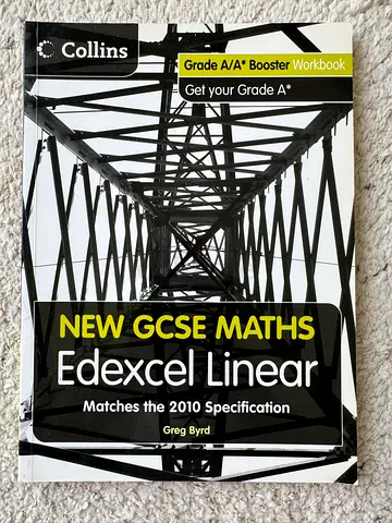 Collins New GCSE Maths Edexcel Linear Grade AA Booster Workbook (Get your Grade A*) - Includes Answe