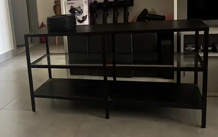 IKEA VITTSJÖ TV Bench + 32” TV | Good Condition | AED 300