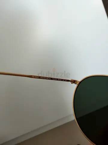 Ray Ban Gold metal round sunglasses - lightly used
