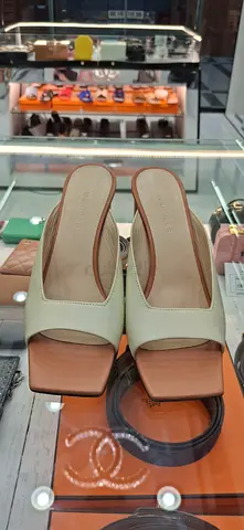 Wandler Square Toe Leather Mules