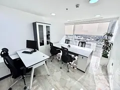 Fully Furnished Luxury Office with View | Prime Business Bay Location