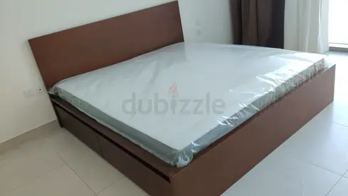 Ikea Double Bed Frame with Mattress or Storage Drawers - Good Condition