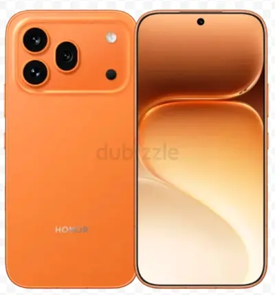 Honor smartphone - brand new condition, orange finish with box and 1 year warranty